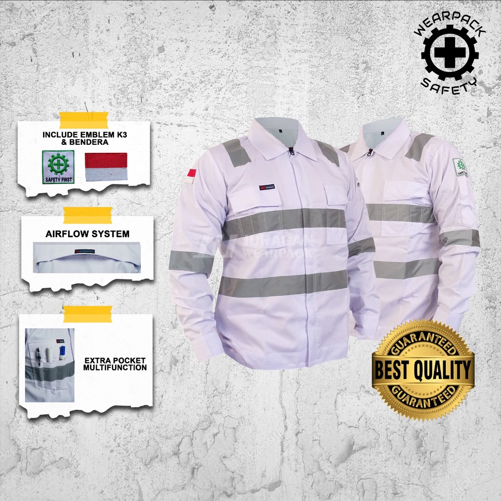 Wearpack Safety Atasan Varian Monochrome