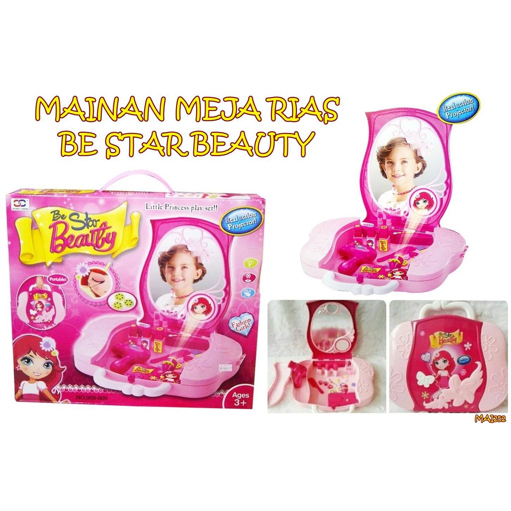 MAI252 MAINAN MEJA RIAS BE STAR BEAUTY