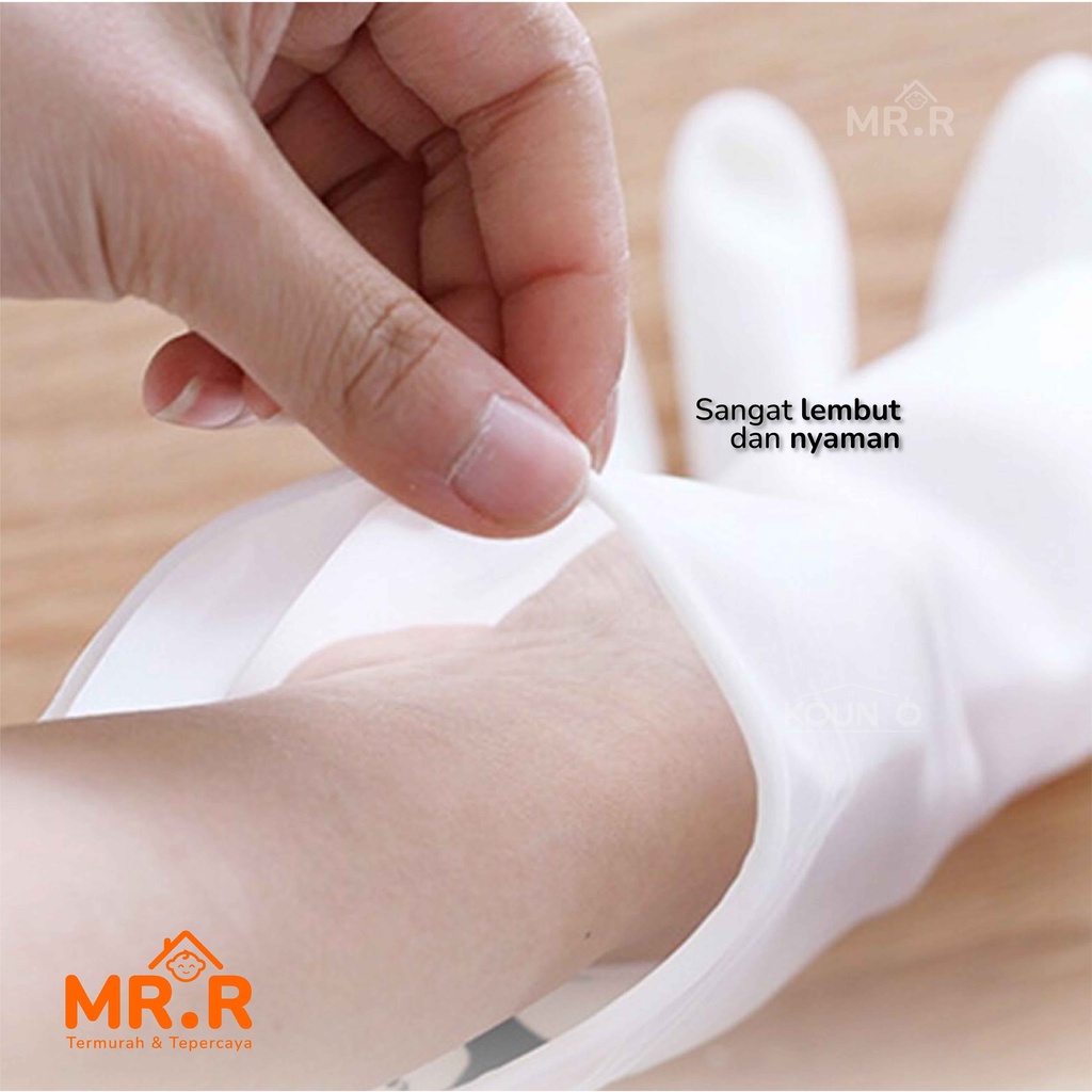 Sarung Tangan Karet Sarung Tangan Cuci Piring Sarung Tangan Kebun Anti Air Tebal Latex Rubber Glove