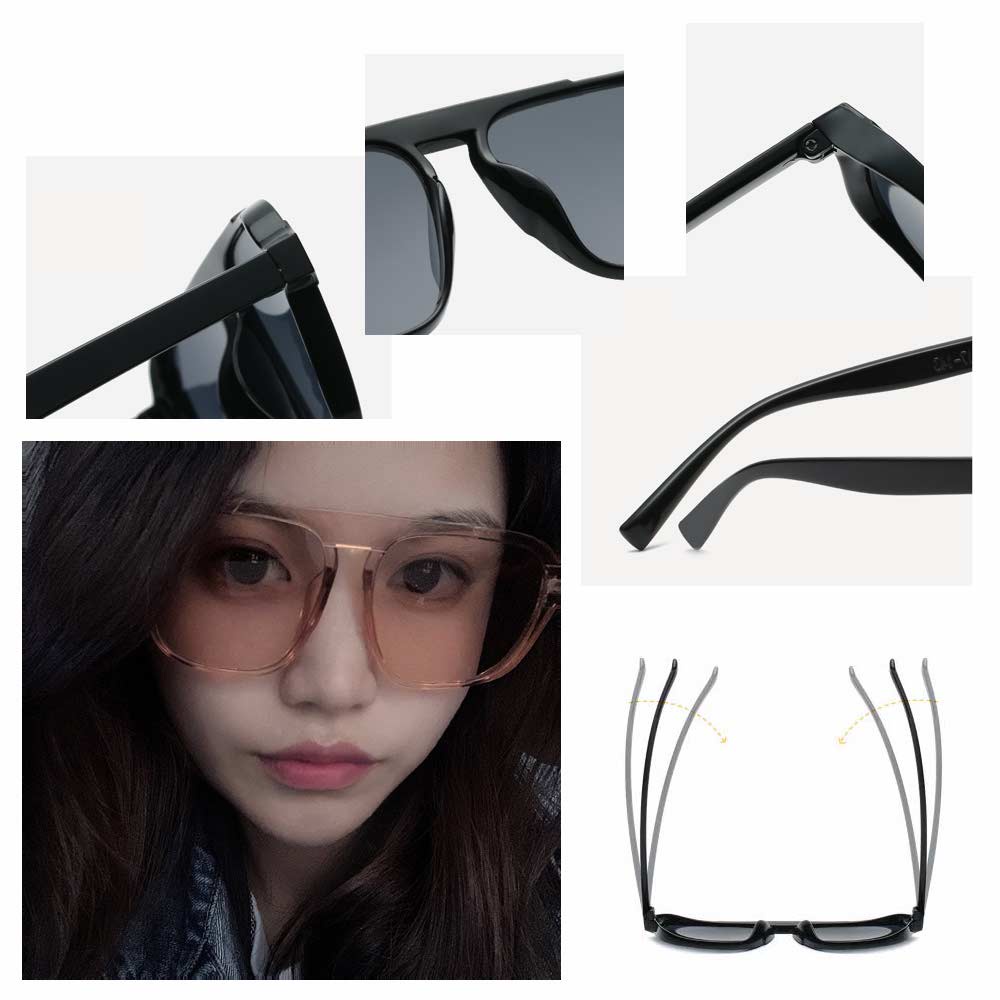 Kacamata UV400 Anti Radiasi Blue Ray Lens (Design Korea) Unisex - HM8036 D ( Group Solo )