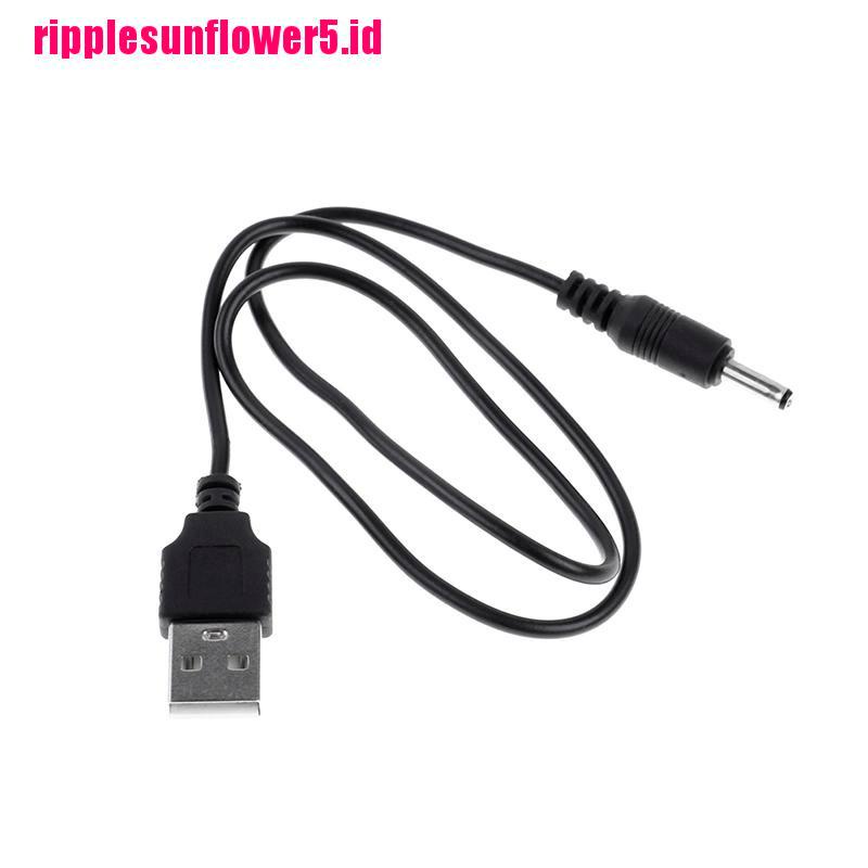 Kabel power charger Usb male to 3.5mm dc plug Untuk tablet