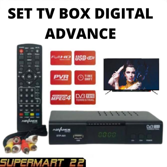 Receiver Tv Set Top Box Tv Digital Dvb T2 Advance