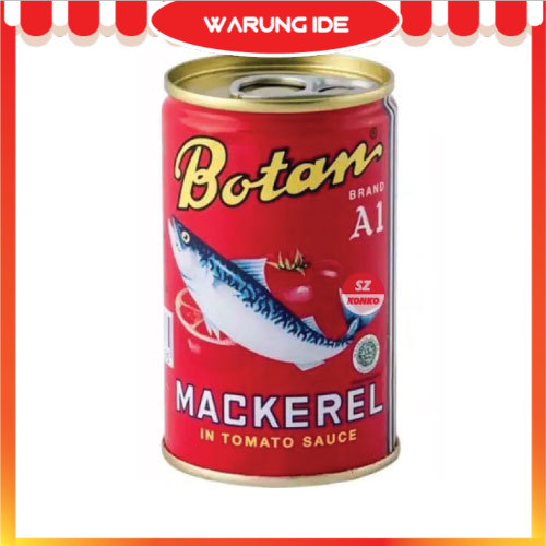 

Sarden Botan 155gr - Ikan Mackerel dalam Saus Tomat BPOM RI