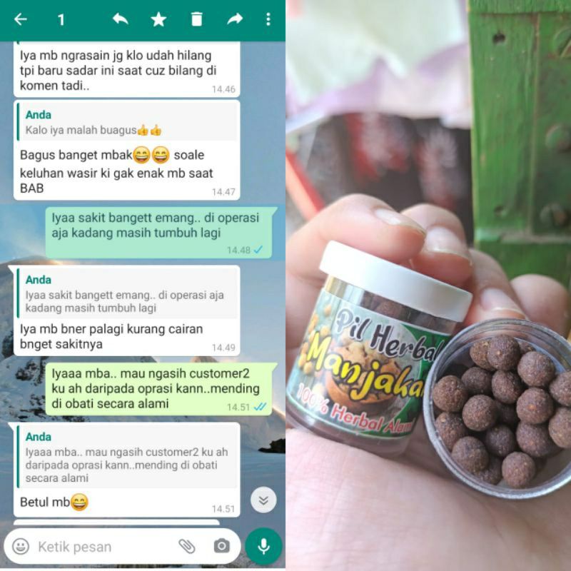 ( TERLARIS )Manjakani Herbal 30 butir / Pil Herbal Manjakani