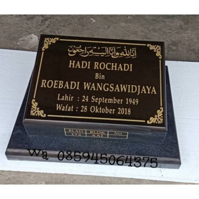 Batu Nisan Marmer/ Granite 30x40