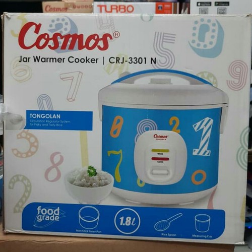 Rice Cooker / Magic Com Cosmos CRJ-3301N Kapasitas 1,8 Liter 3in1