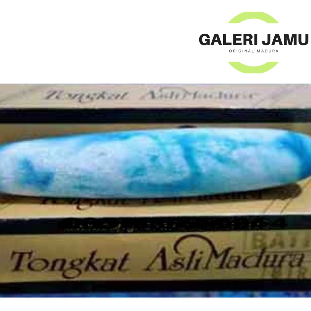 tongkat ajimat madura asli tongkat batik biru original Bayar ditempat