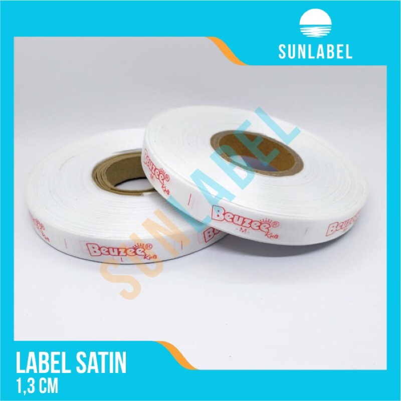 

Label sateen putih