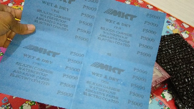 Amplas Kertas Mkt Grit 5000 Waterproof Abrasive Paper