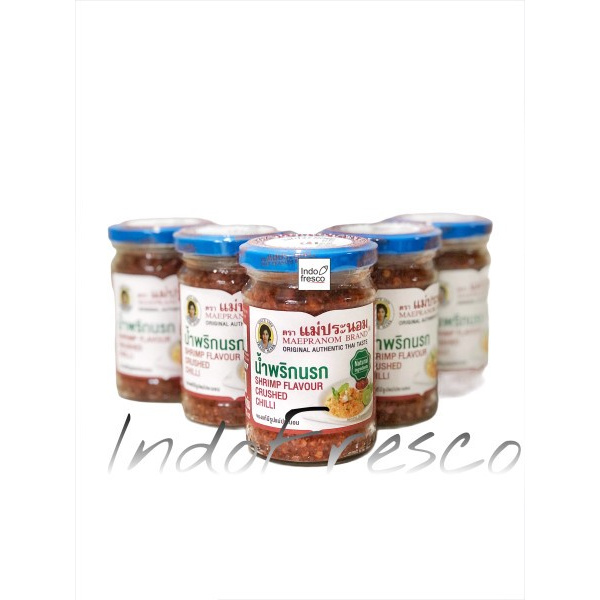 

KUALITAS TERBAIK - MAEPRANOM SHRIMP FLAVOUR CRUSHED CHILI- BUMBU RASA UDANG PEDAS 134 G