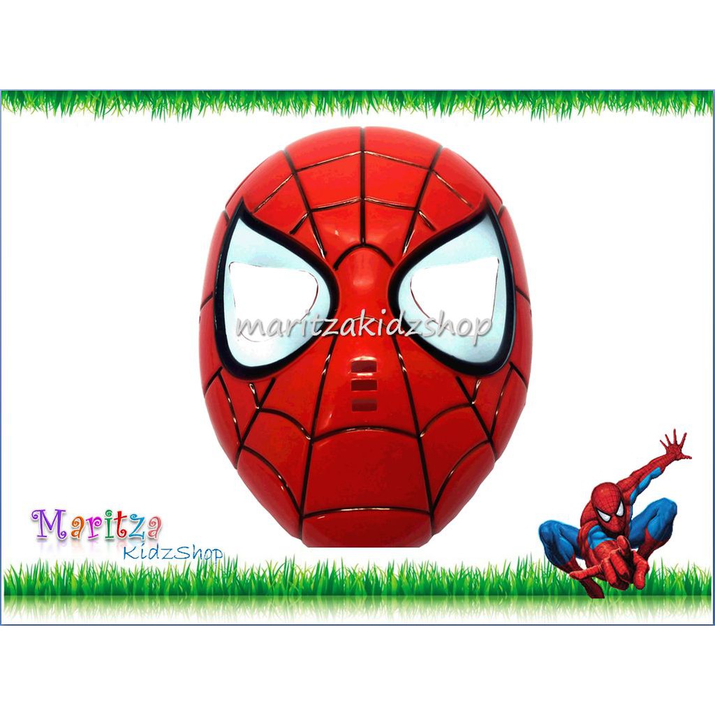 Topeng plastik spiderman