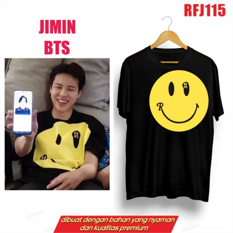 [READY] BTS JIMIN TSHIRT SMILE // TSHIRT JIMIN SMILE // BAJU BTS