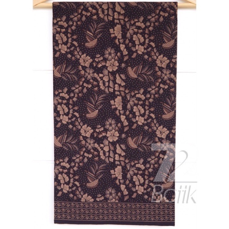 BAHAN BATIK PREMIUM Katun Motif Burung Warna Hitam Item Black 724369 Cap 72 Jarik Jarit Samping Kebat Panjang Batik Katun Modern Premium Bahan Seragam Batik Pernikahan Kantor Keluarga Murah Kamen Jadi Batik Bali Lembaran