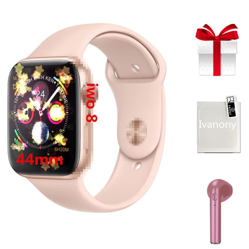 smartwatch with red button