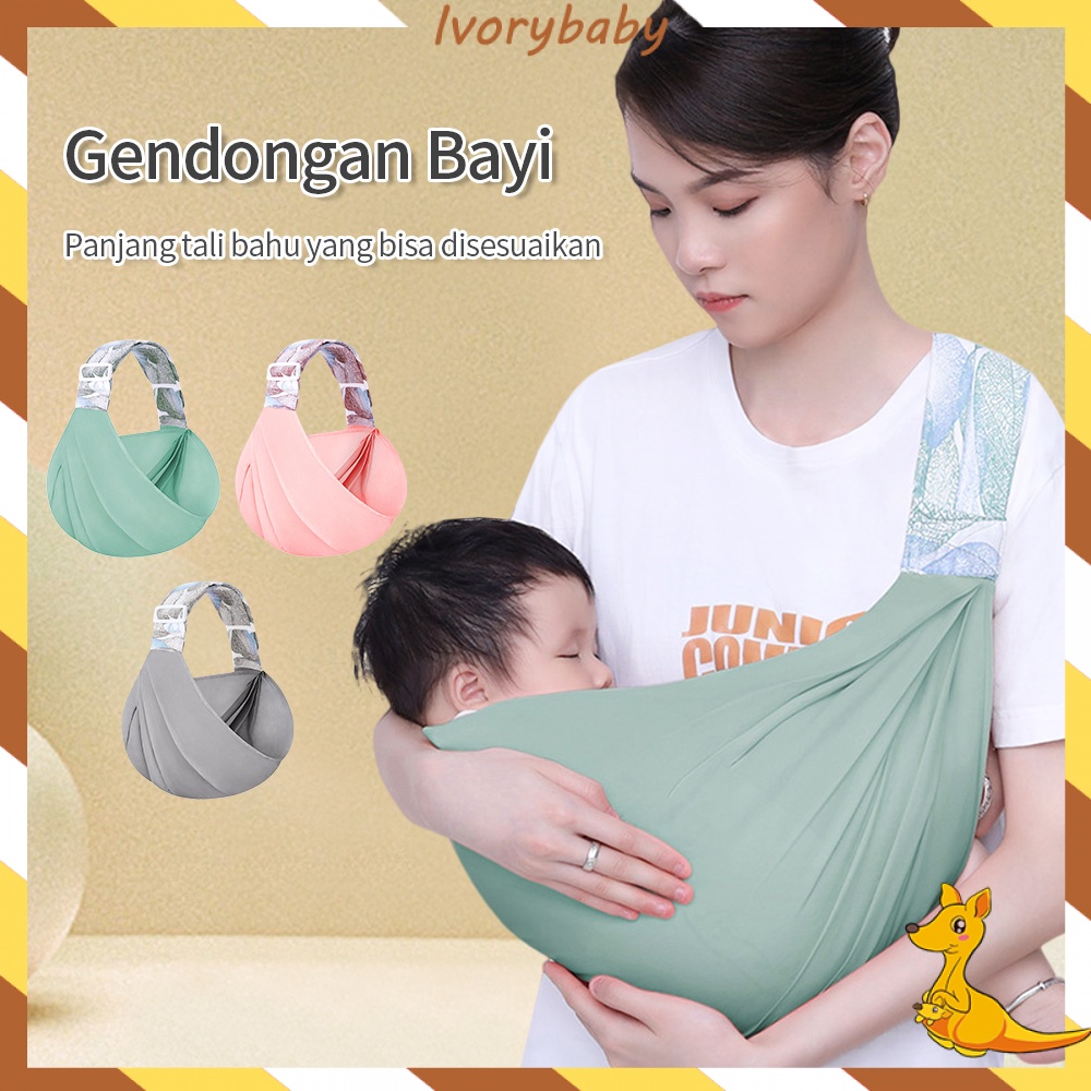 Ivorybaby Geos gendongan bayi meniru desain rahim baby carrier untuk 0-2 tahun