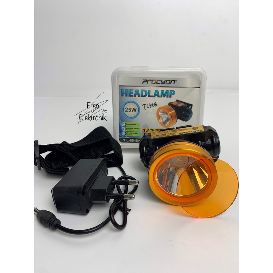 Senter Kepala Headlamp Procyon 25W