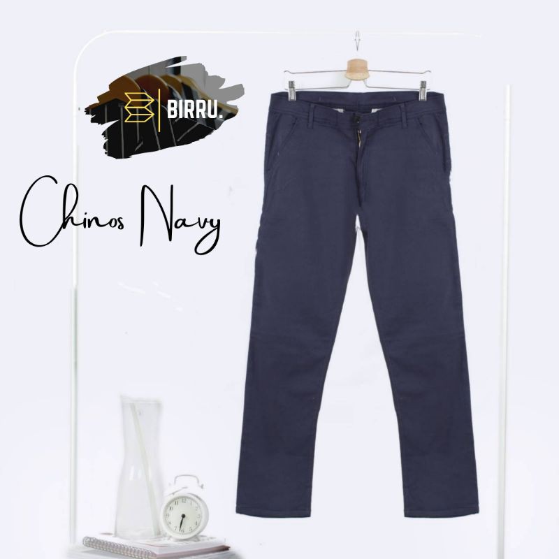 Celana Chinos Panjang/Celana Chino Navy/Celana Chino panjang cowok/Celana panjang Cowok