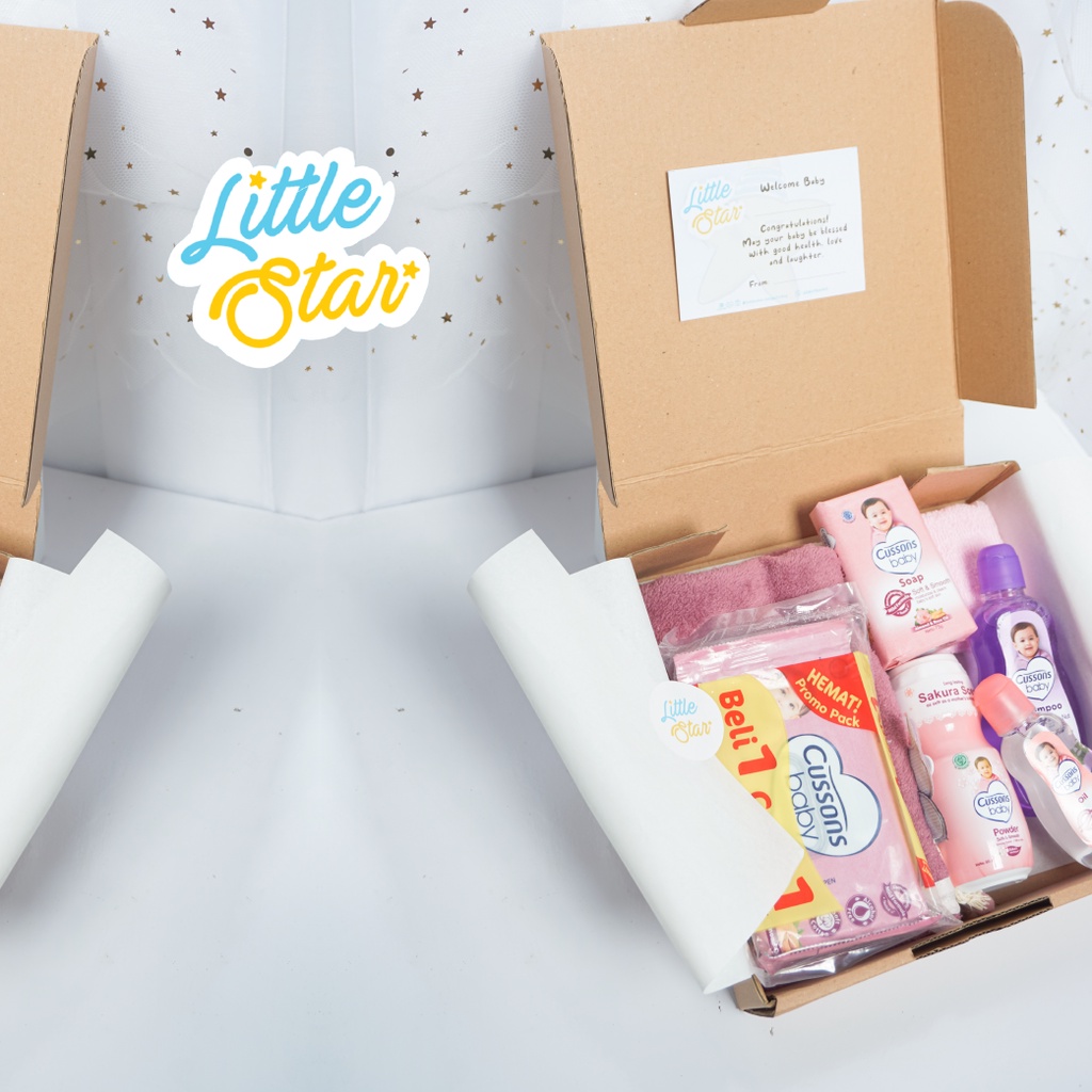 Little Star Body Care Baby Hampers Bayi Newborn Baby Gift Set Unisex Premium - Set 3