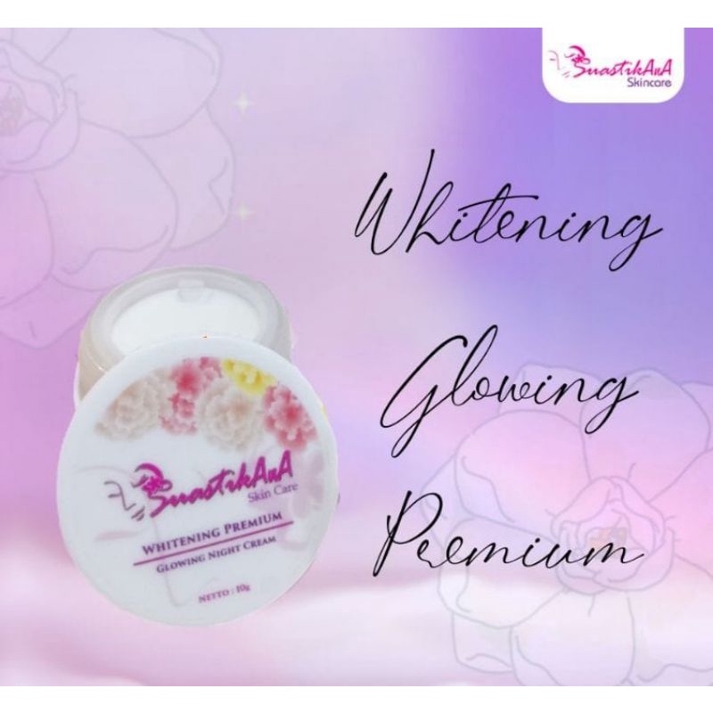 Night Cream Whitening Glowing Suastikana Skincare