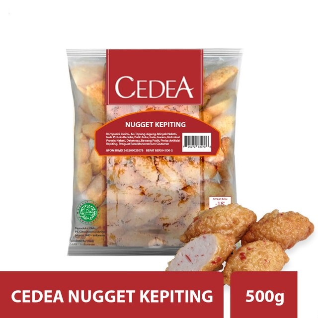 NAGET KEPITING CEDEA 500GR CRAB NUGGET HALAL