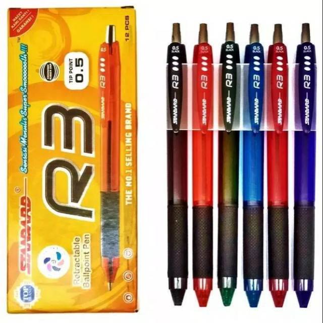 Pulpen Standard R3 0.5mm / Bolpen Cetek Standard R3 | Shopee Indonesia