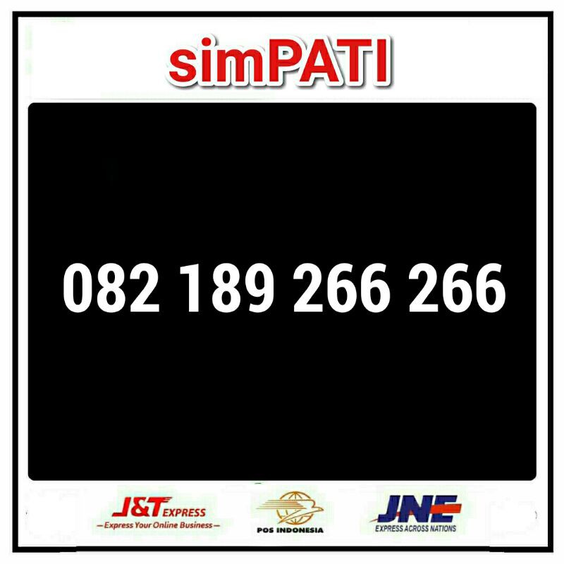 Nomor cantik telkomsel simpati ABB ABB 189 266 266
