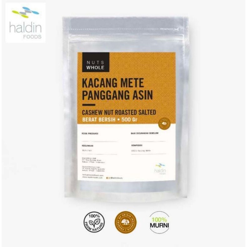 

Kacang Mete Panggang Asin 500 gr