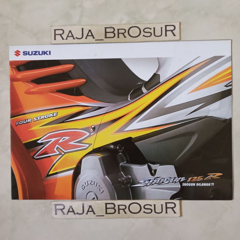 Poster brosur katalog leaflet Suzuki Shogun 125R/Shogun 125 2005