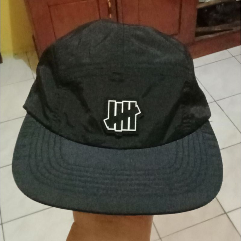 5 Panel Undefeated Black Nylon
