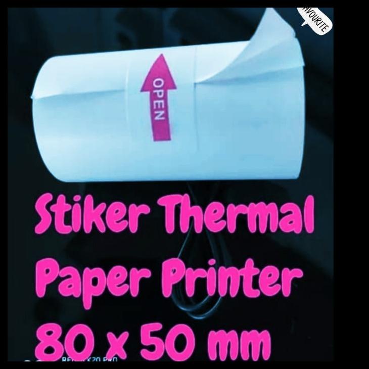 

Stiker Label Thermal Printer Bluetooth 80Mm X 50Mm Kode 354