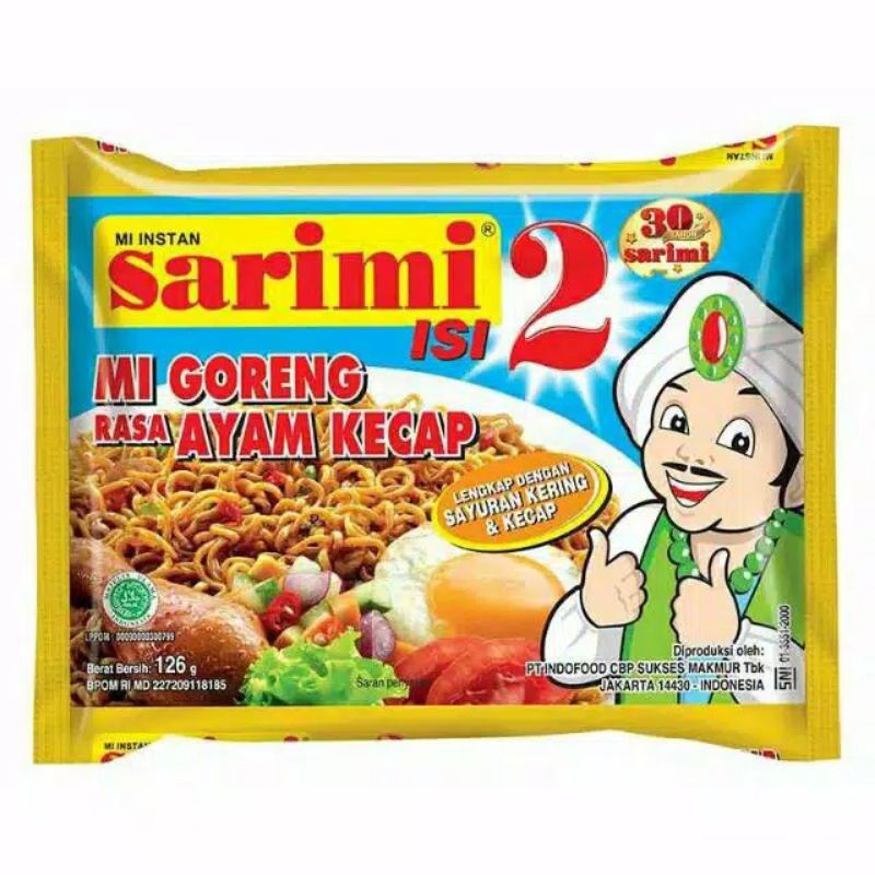 

Sarimi 2 goreng paket 5 bks