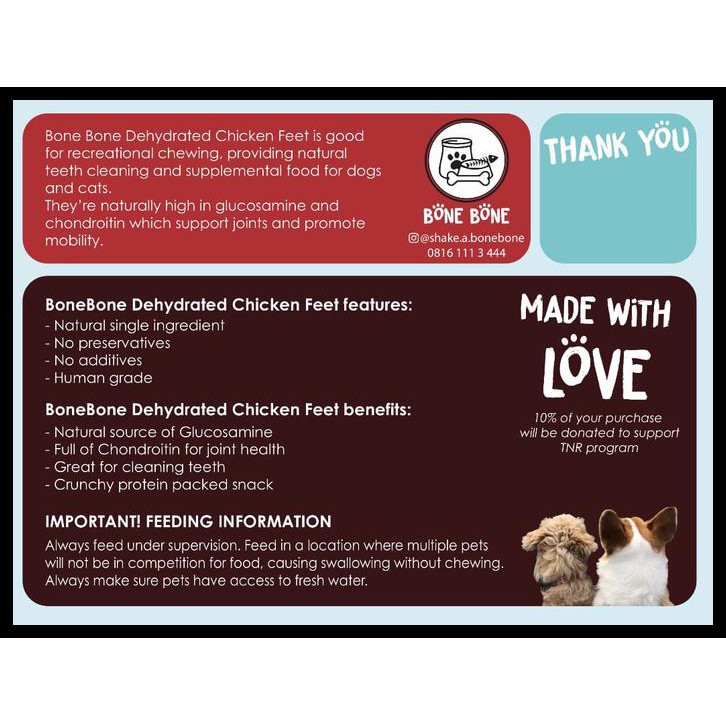 feeding dogs chicken feet