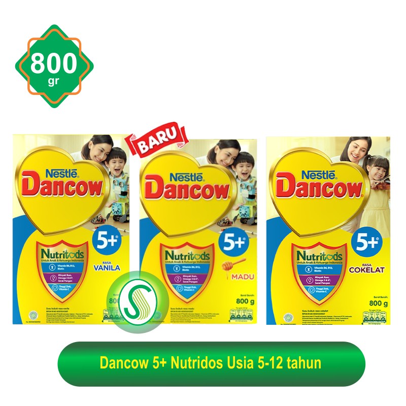 

Dancow 5+ 750gr Madu / vanilla / coklat