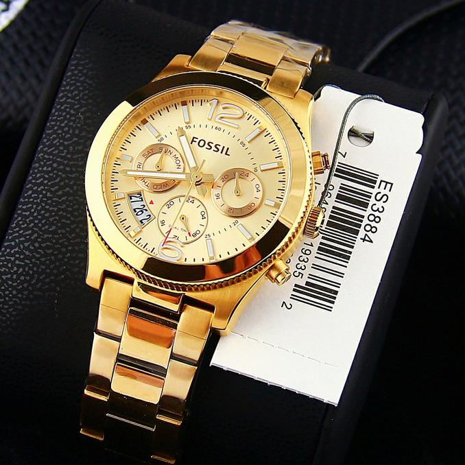 Jam Tangan Wanita Original Fossil Type ES3885 ES 3885