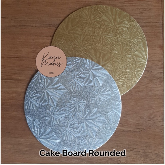 Cake Board / Tatakan Alas Kue Rounded / Bulat 20cm