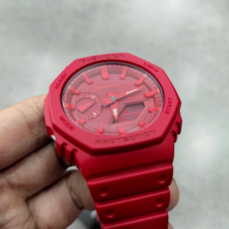JAM TANGAN CASIO G-SHOCK GA-2100-4A NEW GA 2100 CARBON CORE GUARD SERIES GARANSI RESMI GAP ORIGINAL