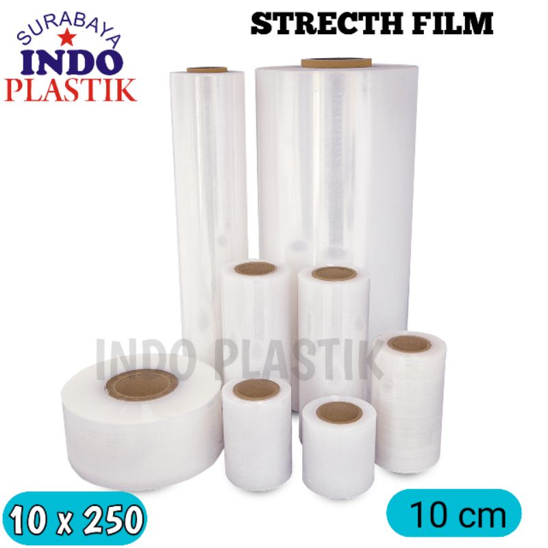 

PLASTIK STRETCH 10cm x 250 meter strech film shrink segel wrap