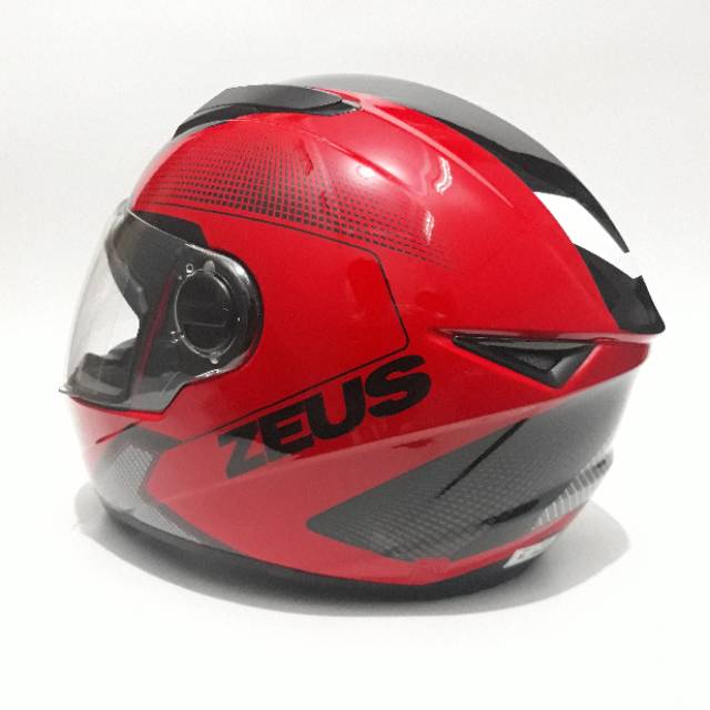 Helm Zeus 811 AL6 Red Black