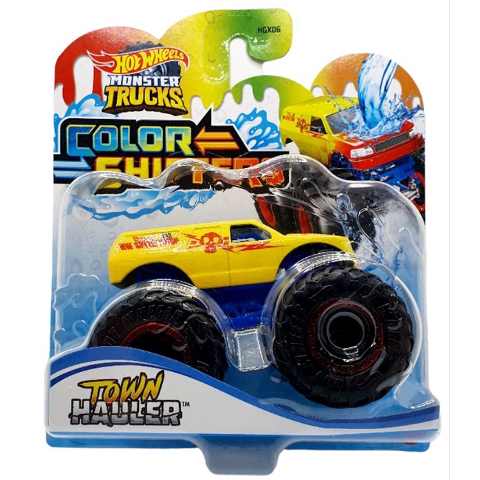 Hot Wheels Monster Trucks Color Shifters Monster Truck Bone Shaker Original Mattel Hotwheels