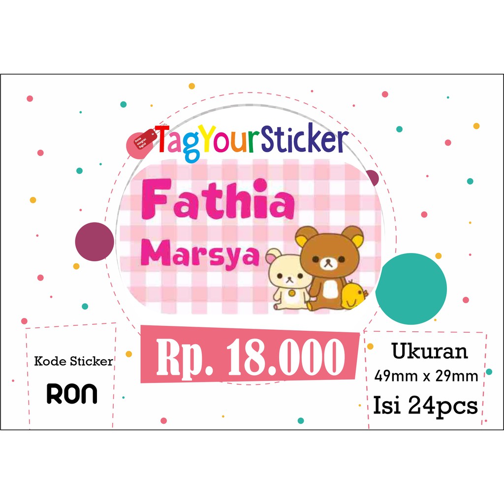 

Stiker nama anti air