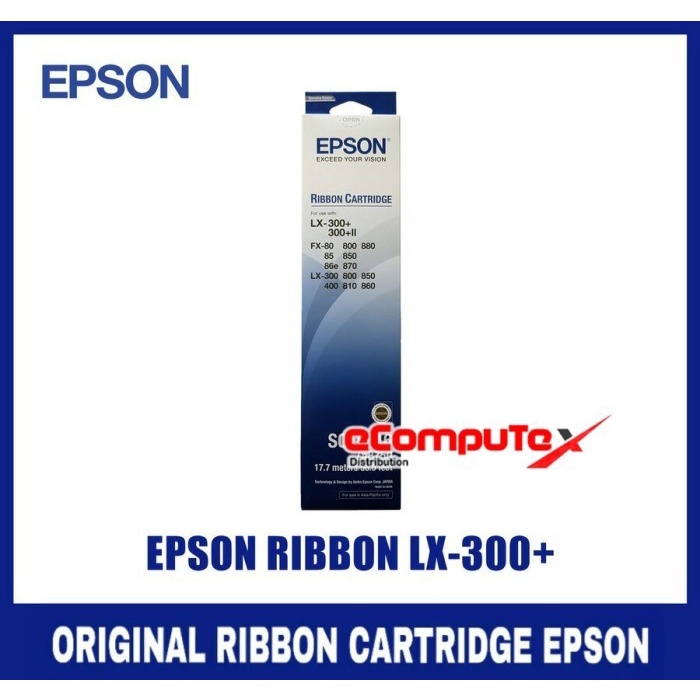 RIBBON CARTRIDGE / CATRIDGE PITA PRINTER EPSON RC LX300 / LX 300 ORIGINAL