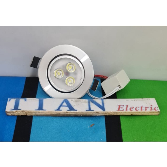 Lampu LED DownLight 3 Mata