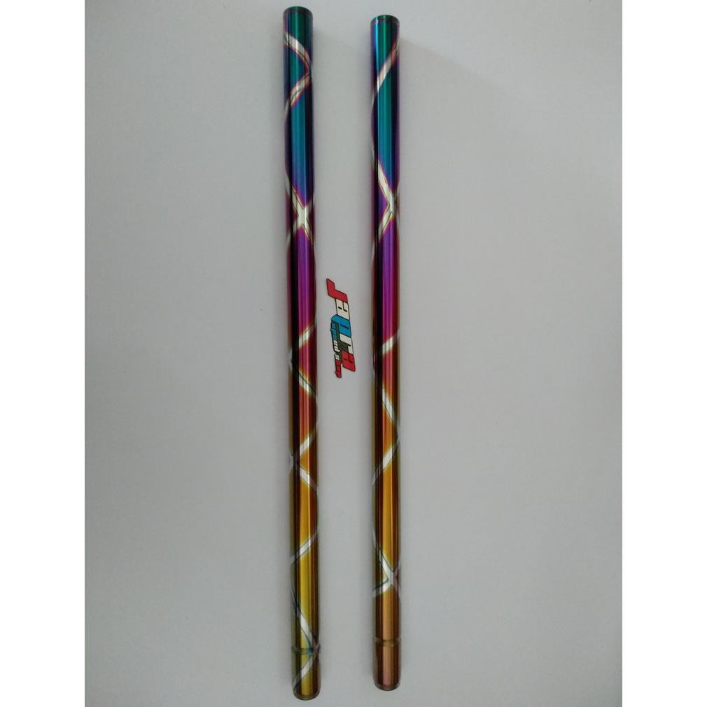 as shock depan as sok depan as 26 satria fu sonic 150 rainbow ready stok.