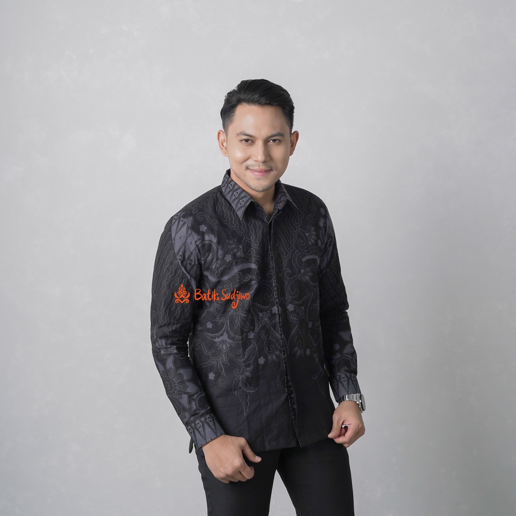 Atasan Kemeja Batik Pria Slimfit 1066