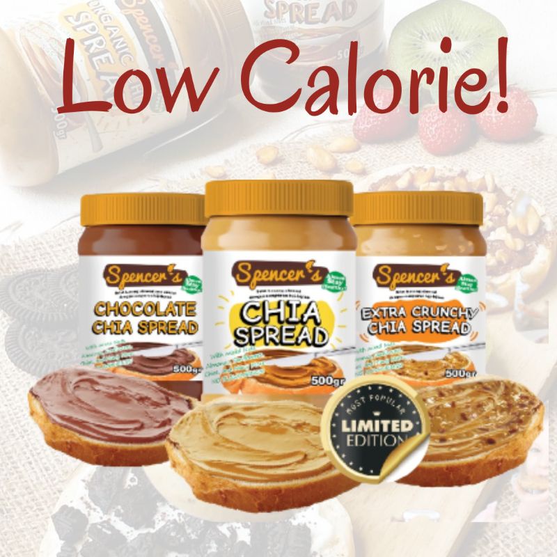 Spencer's selai sehat rendah kalori/ Spencer's chia spread Original (500gr)/ Selai kacang sehat