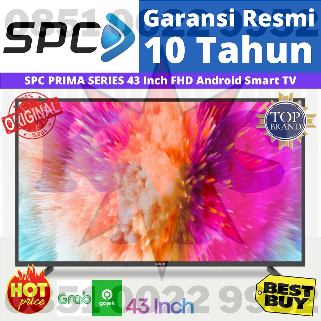 LED SPC PRIMA SERIES 43&quot; ST43 FHD Android Smart TV Garansi Resmi