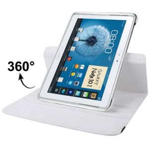 Samsung N8000 Note 10.1 Rotating leather case autolock