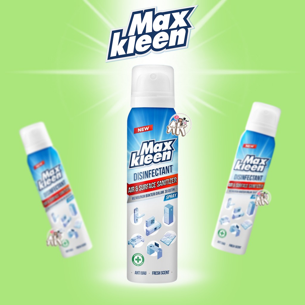 max kleen disinfectant spray / max kleen disinfektan spray 200ml