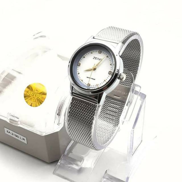 JAM TANGAN CEWEK KEREN ELEGANT ZEIVA RANTAI PASIR ORIGINAL WATER RESIST