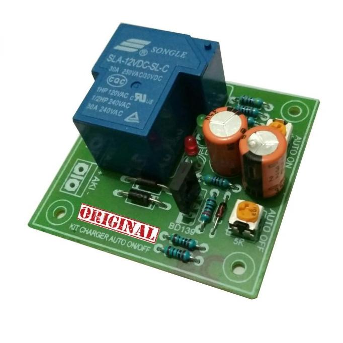 Jual Kit Charger Accu Cas Aki 12V Otomatis On Off Relay Besar Top